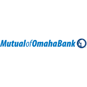 Mutual of Omaha Bank logo Art Direction by: Bart Crosby, Crosby Associates